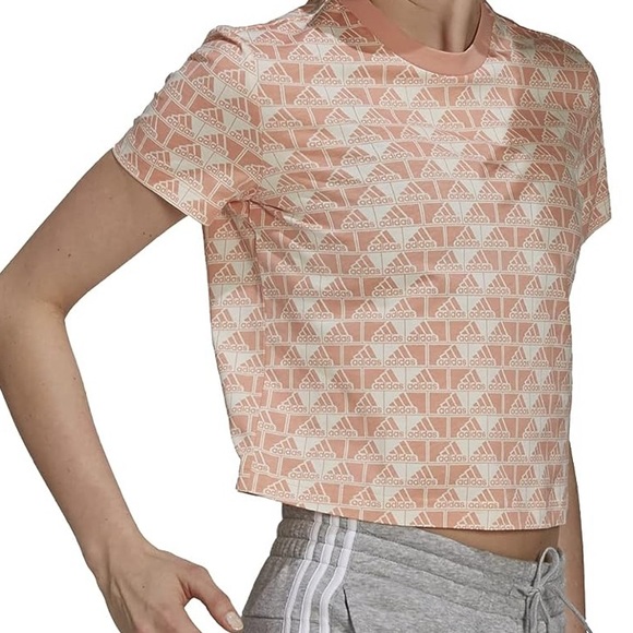 adidas Tops - NWT Adidas Women’s Pink Crop Top